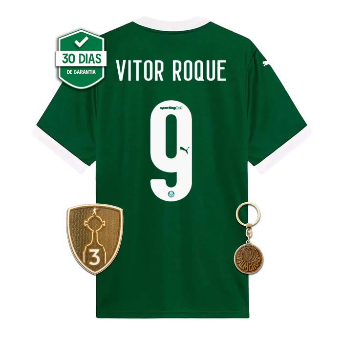 #9 VITOR ROQUE Camisa Palmeiras Home 2025/2026